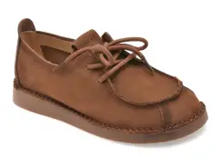 Pantofi GRYXX maro, 8820, din nabuc imagine