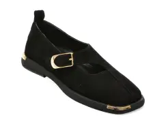 Pantofi GRYXX negri, 022Y707, din piele intoarsa imagine