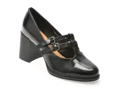 Pantofi GRYXX negri, 1255C11, din piele naturala lacuita imagine