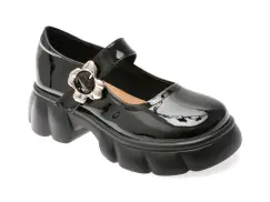 Pantofi GRYXX negri, 15002, din piele naturala lacuita imagine