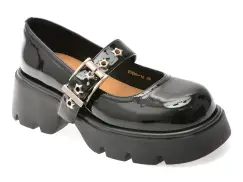 Pantofi GRYXX negri, 23289, din piele naturala lacuita imagine