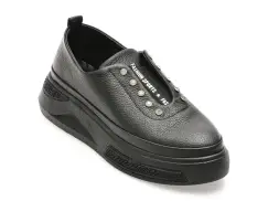 Pantofi GRYXX negri, 251KS71, din piele naturala imagine