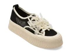 Pantofi GRYXX negri, 278, din material textil imagine