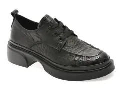 Pantofi GRYXX negri, 387386, din piele naturala imagine