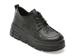 Pantofi GRYXX negri, 387601, din piele naturala imagine