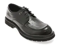 Pantofi GRYXX negri, 51576, din piele naturala imagine
