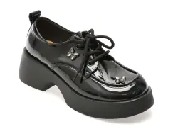 Pantofi GRYXX negri, 5661, din piele naturala lacuita imagine