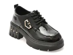 Pantofi GRYXX negri, 70723, din piele naturala lacuita imagine