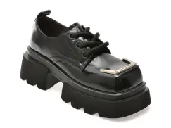Pantofi GRYXX negri, 8502, din piele naturala imagine