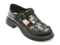 Pantofi GRYXX negri, 9201, din piele naturala lacuita imagine