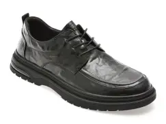 Pantofi GRYXX negri, 925812, din piele naturala imagine