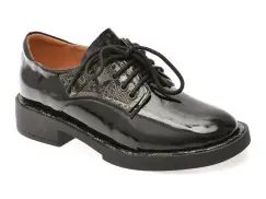 Pantofi GRYXX negri, M107, din piele naturala lacuita imagine