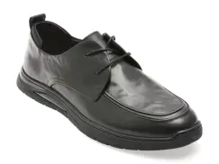 Pantofi GRYXX negri, M6522, din piele naturala imagine