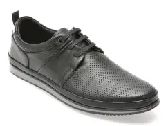 Pantofi GRYXX negri, M6819, din piele naturala imagine