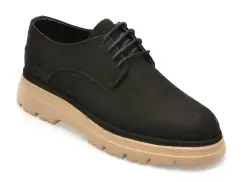 Pantofi GRYXX negri, M7613, din nabuc imagine