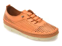 Pantofi GRYXX portocalii, PM2311, din piele naturala imagine