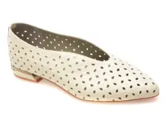 Pantofi IMAGE bej, 16704, din piele naturala imagine