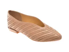 Pantofi IMAGE bej, 167119, din piele naturala imagine