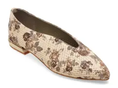 Pantofi IMAGE bej, 16715, din piele naturala imagine