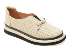 Pantofi IMAGE gri, 5503702, din piele naturala imagine