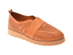 Pantofi IMAGE maro, 146CM14, din piele naturala imagine