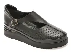 Pantofi IMAGE negri, 1069344, din piele naturala lacuita imagine