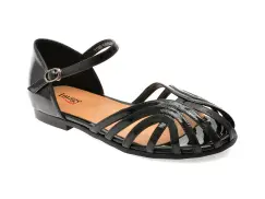 Pantofi IMAGE negri, 1369G20, din piele naturala lacuita imagine