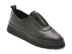 Pantofi IMAGE negri, 146A266, din piele naturala imagine