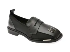 Pantofi IMAGE negri, 3941042, din material textil imagine