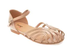 Pantofi IMAGE nude, 1369G20, din piele naturala lacuita imagine