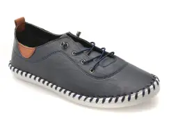 Pantofi LUNAR bleumarin, EV30106, din piele naturala imagine