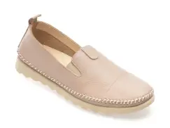 Pantofi ORTOPLUS gri, EV2814, din piele naturala imagine