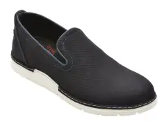 Pantofi OTTER bleumarin, E1972, din nabuc imagine