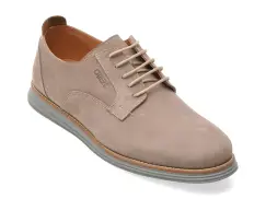 Pantofi OTTER gri, A35, din nabuc imagine