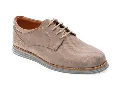 Pantofi OTTER gri, A36, din nabuc imagine