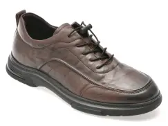 Pantofi OTTER maro, 37361, din piele naturala imagine