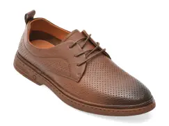 Pantofi OTTER maro, CJ60003, din piele naturala imagine