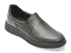 Pantofi OTTER negri, 10605, din piele naturala imagine