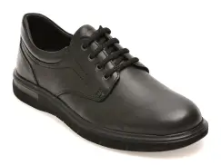 Pantofi OTTER negri, 2804, din piele naturala imagine