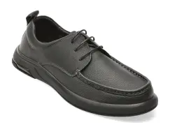 Pantofi OTTER negri, 97791, din piele naturala imagine