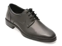 Pantofi OTTER negri, E300, din piele naturala imagine