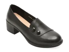 Pantofi PASS COLLECTION negri, X460001, din piele naturala imagine