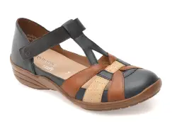 Pantofi REMONTE bleumarin, R7601, din piele naturala imagine