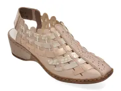 Pantofi RIEKER bej, 47156, din piele ecologica imagine