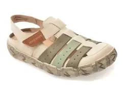 Pantofi RIEKER bej, L0379, din piele naturala imagine