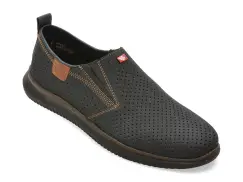 Pantofi RIEKER bleumarin, 10452, din piele naturala imagine