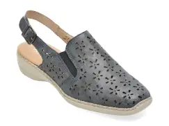 Pantofi RIEKER bleumarin, 41371, din piele naturala imagine