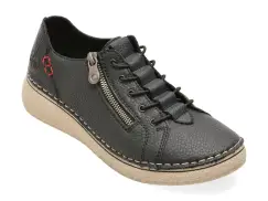Pantofi RIEKER bleumarin, 50965, din piele naturala imagine