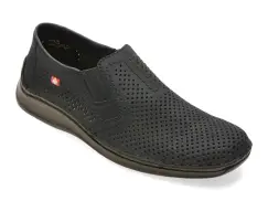 Pantofi RIEKER bleumarin, 5297, din piele naturala imagine