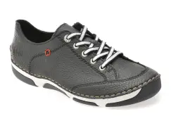 Pantofi RIEKER bleumarin, 55901, din piele naturala imagine